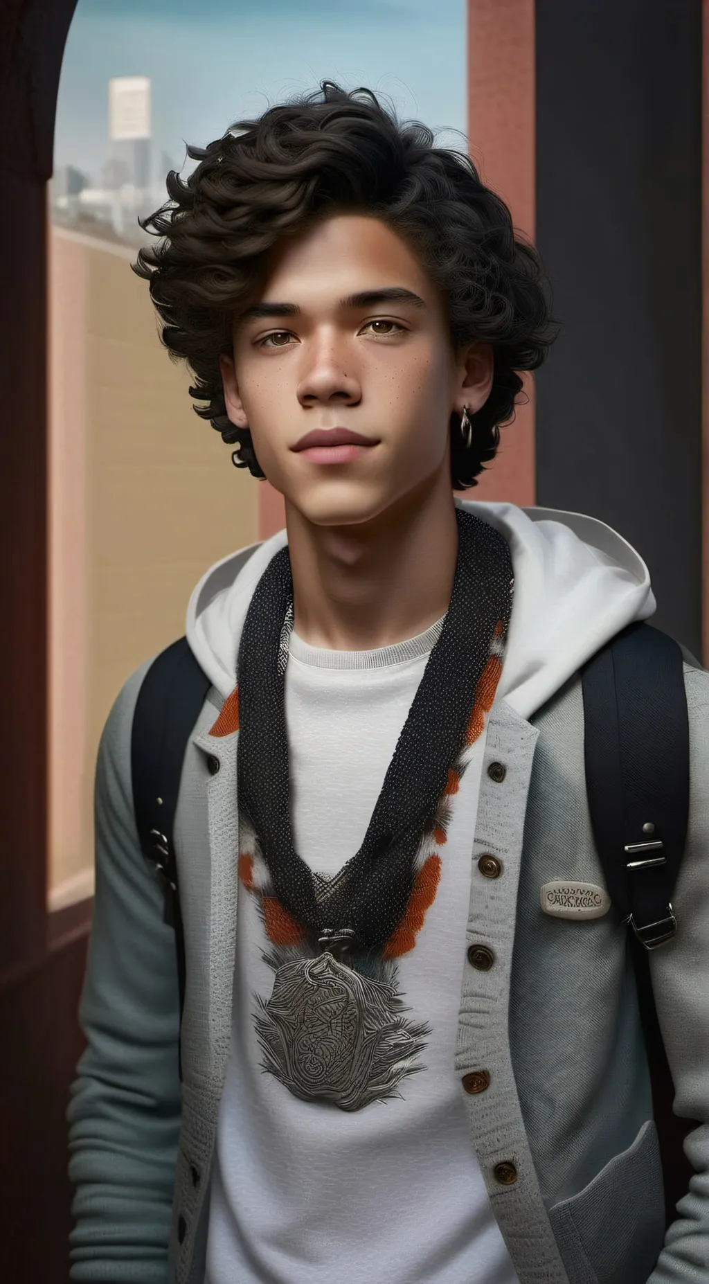 ai character: Damian background