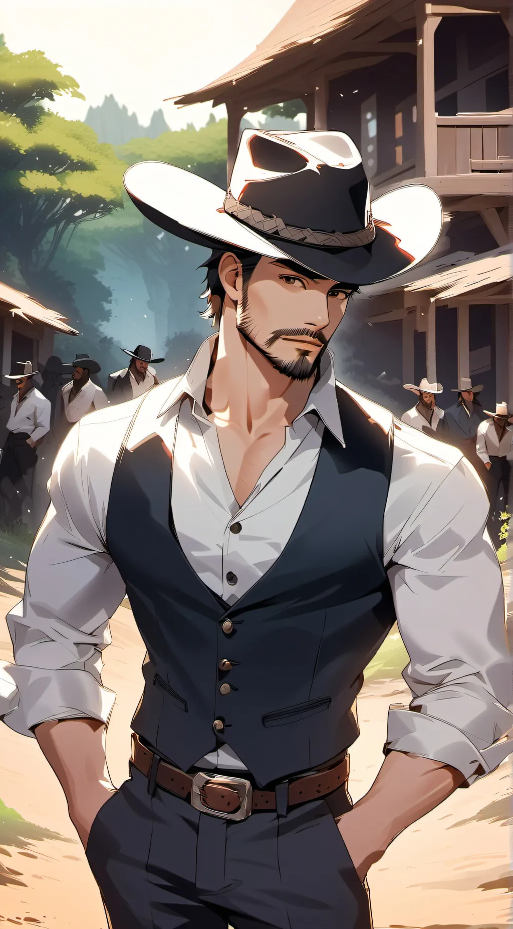 ai character: Lorenzo Cruz background