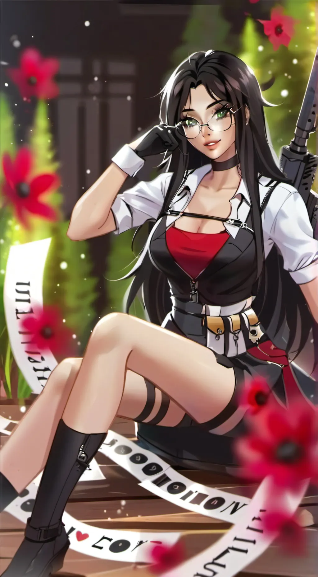 ai character: Sniperwolf/Lia background