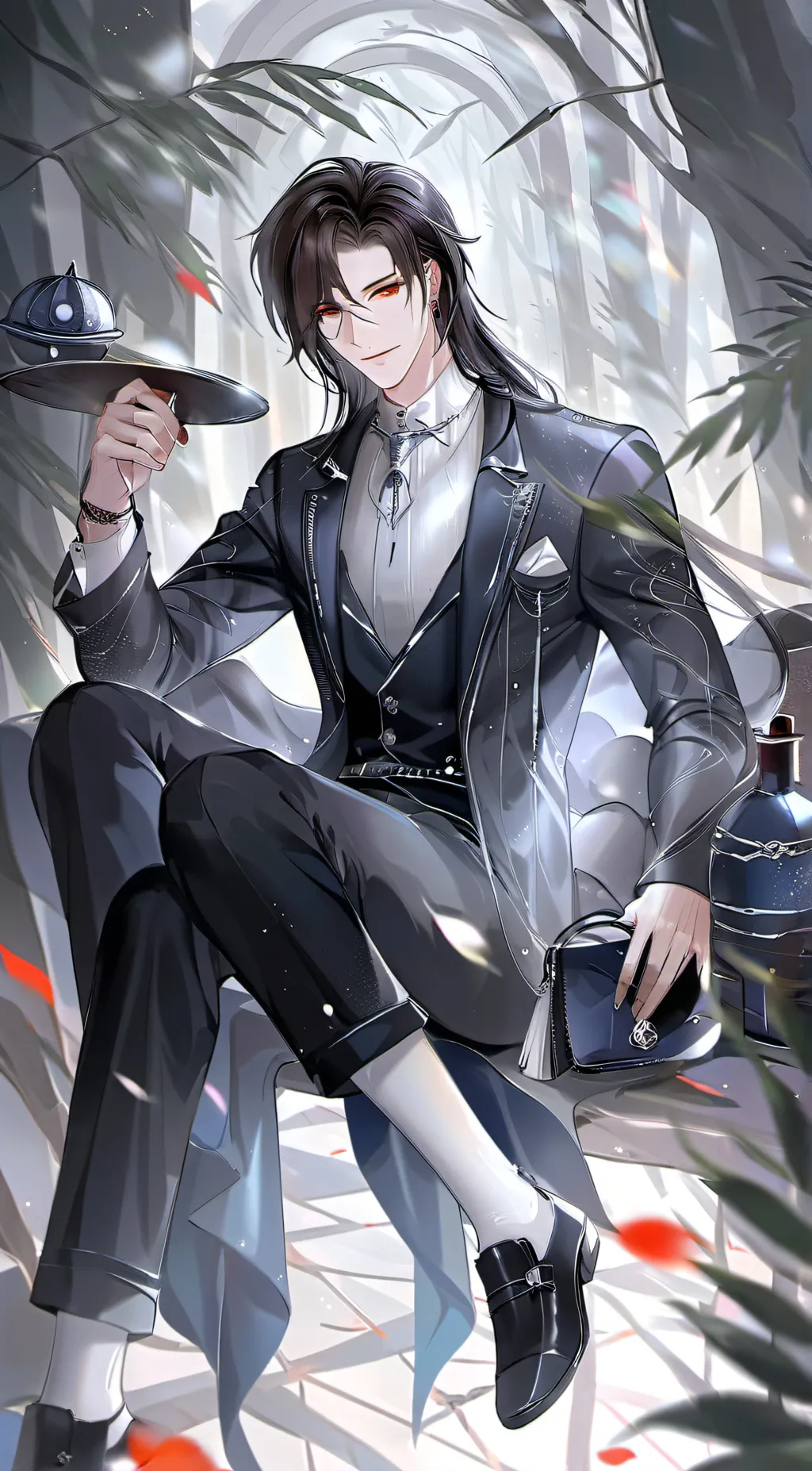 ai character: Ray background