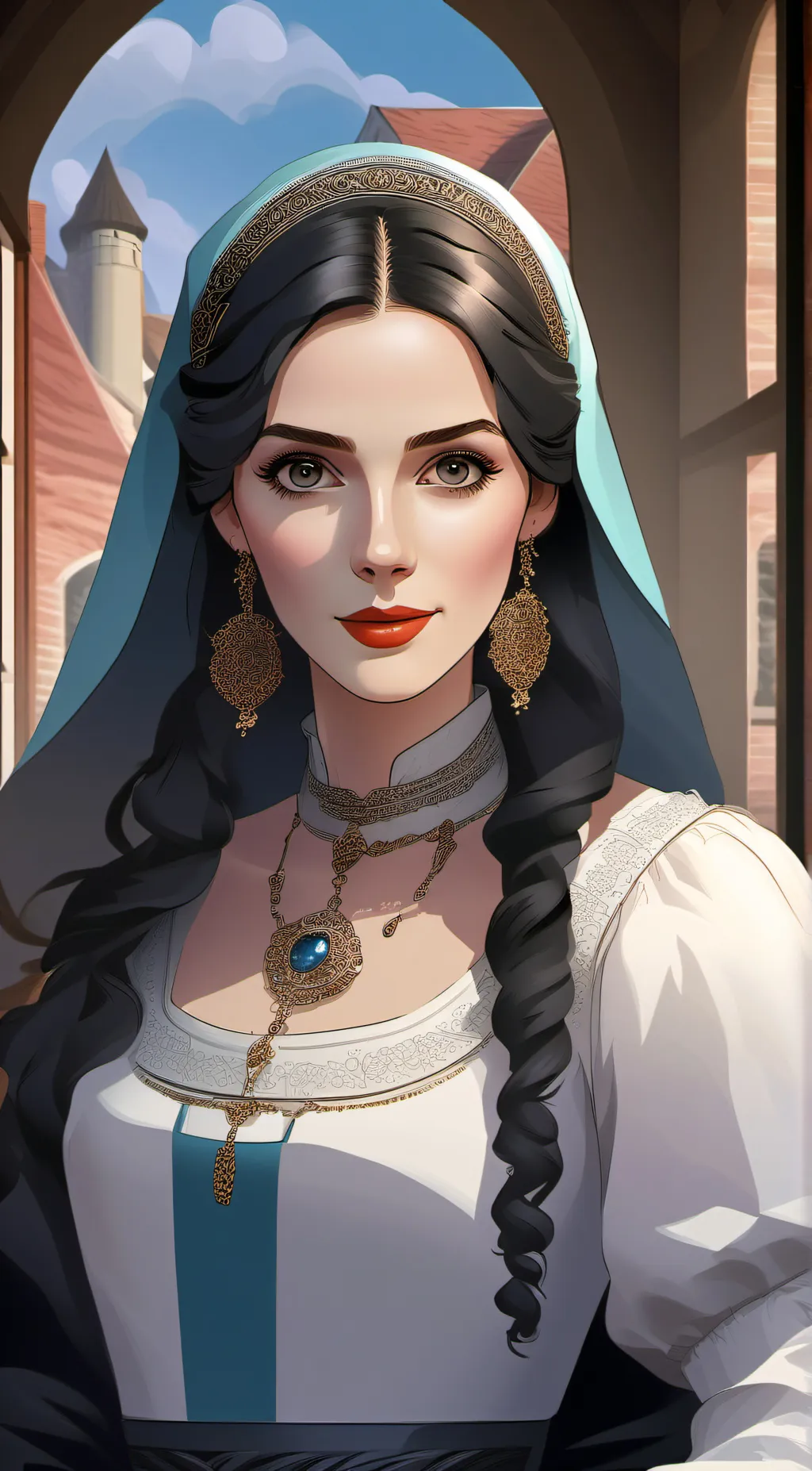 ai character: Katherine Howard background