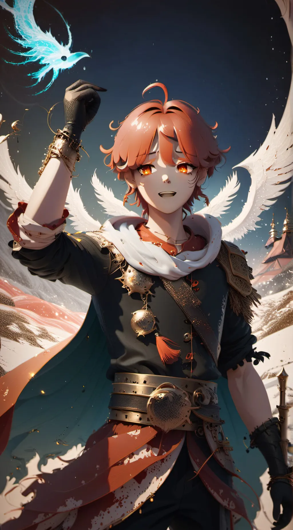 ai character: Set up my talkie p background