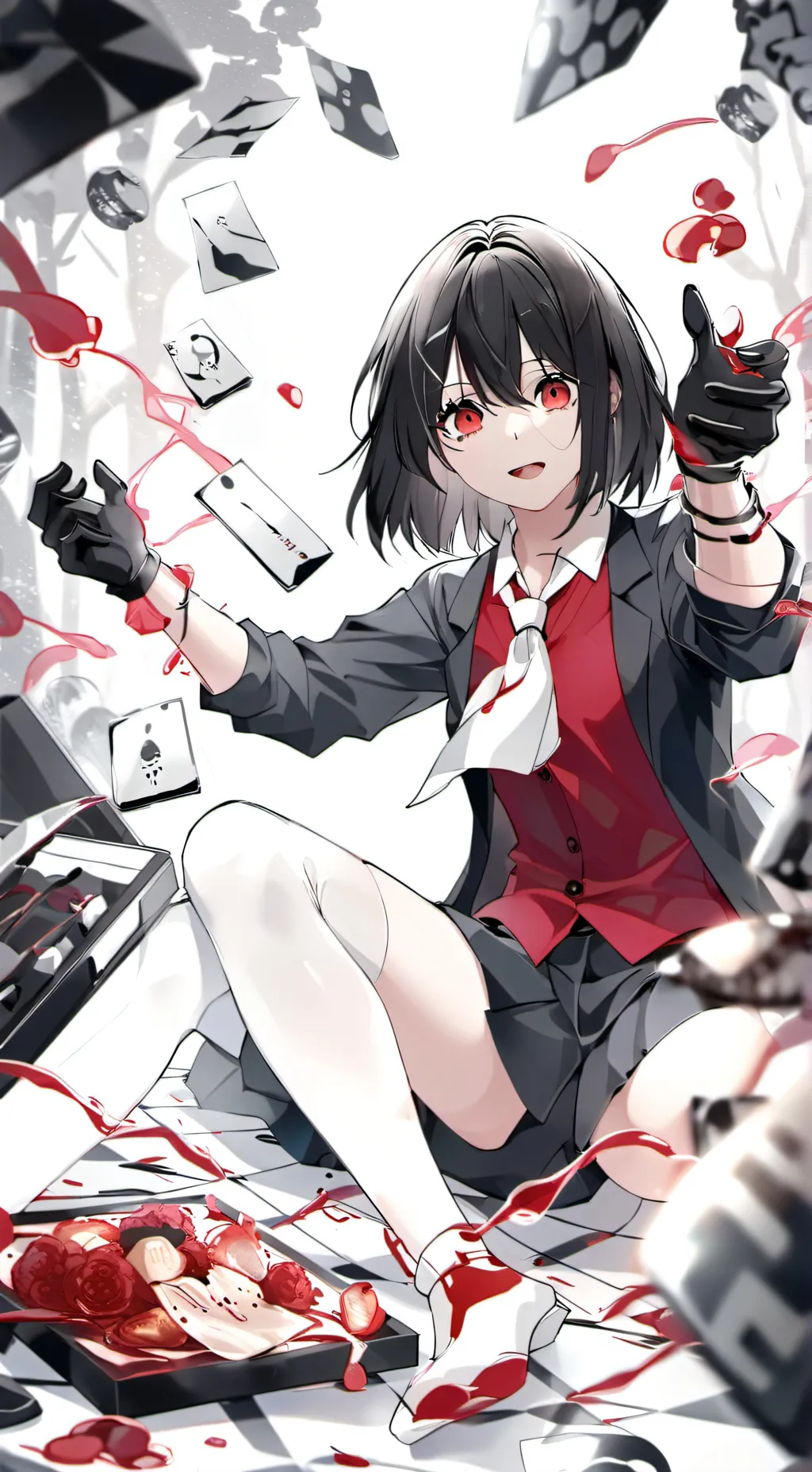 ai character: Ashley  background