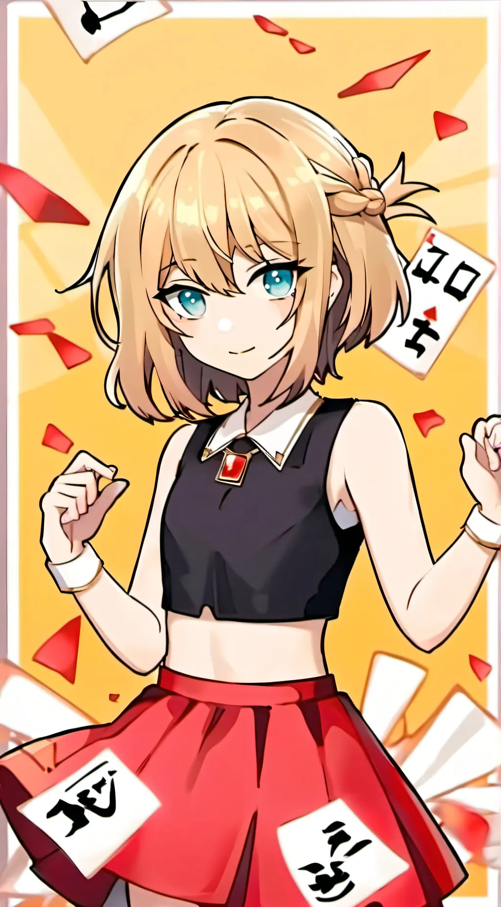 ai character: Amanda  background