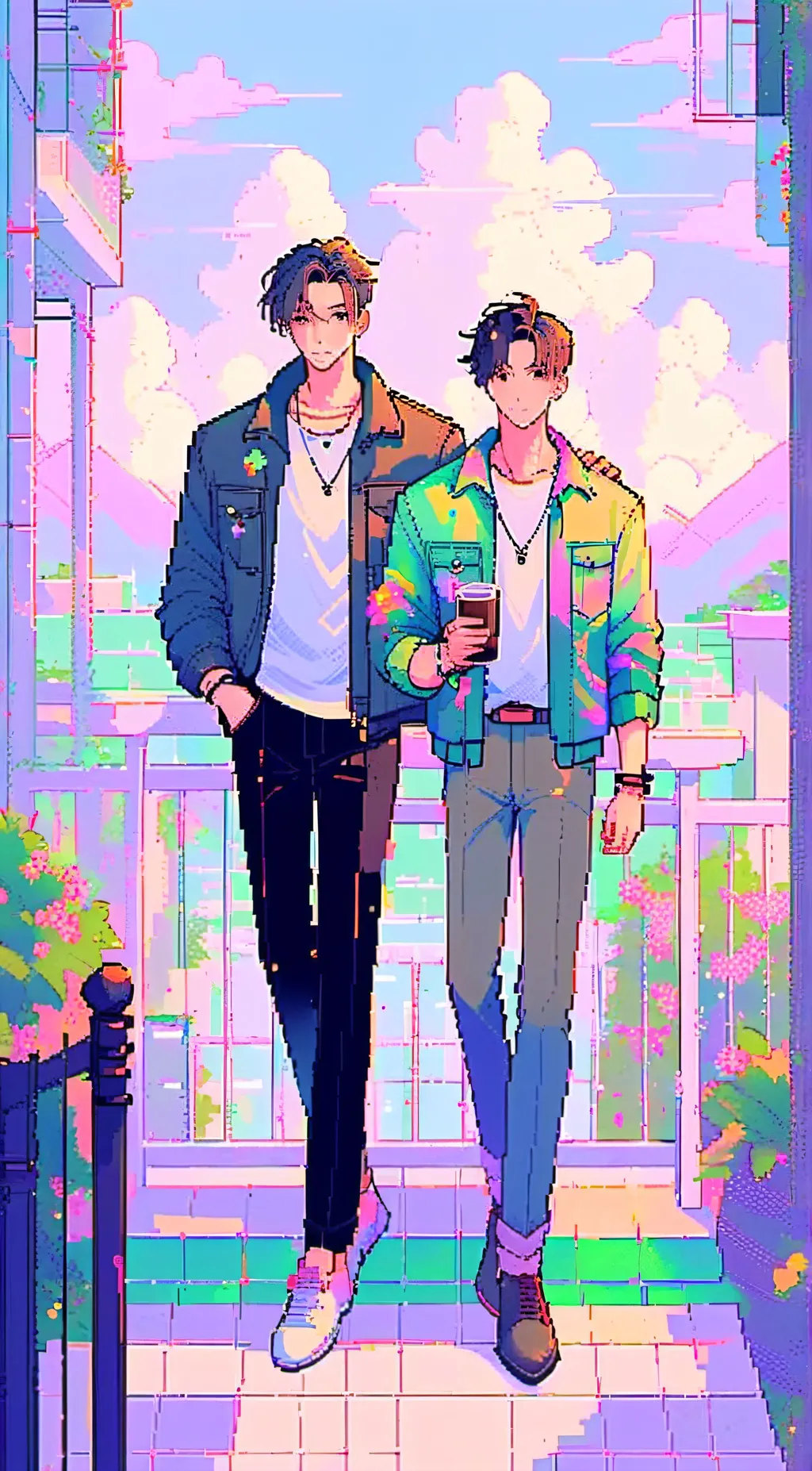 ai character: aoki and tamaraki background