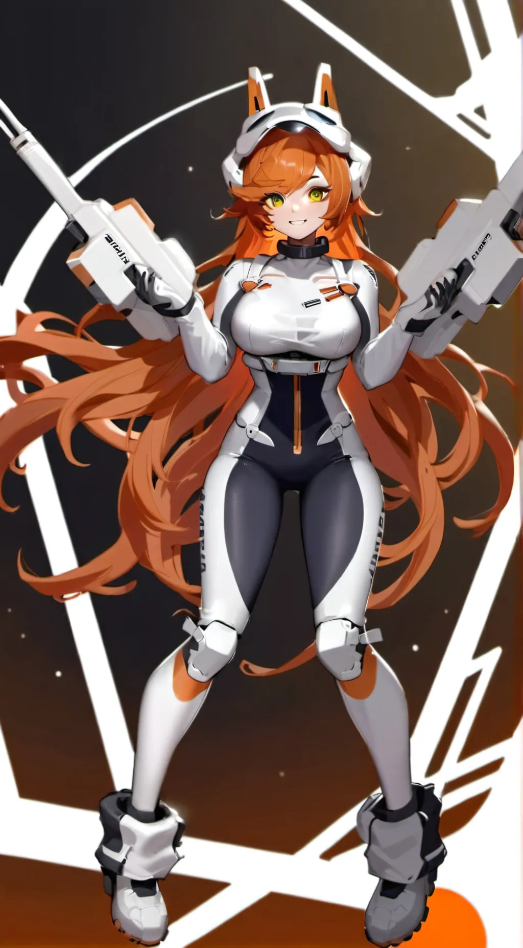 ai character: Orange/engineer background
