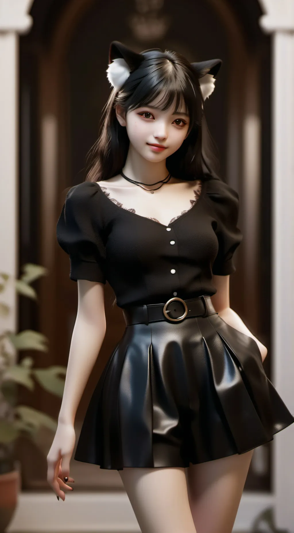 ai character: Amy  background