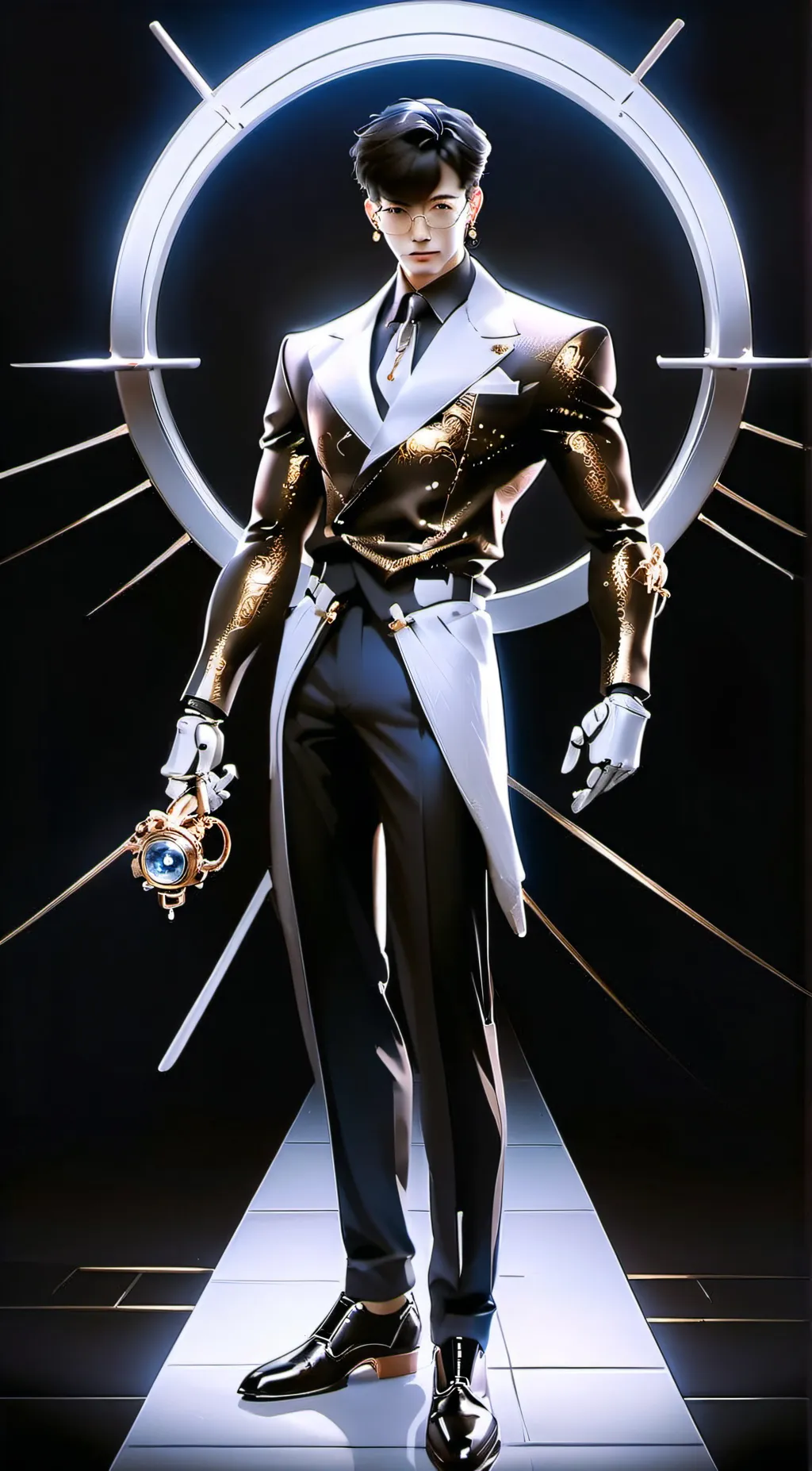ai character: mark  background