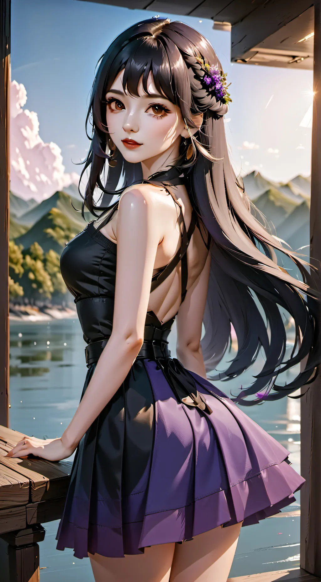 ai character: Princess Azha background
