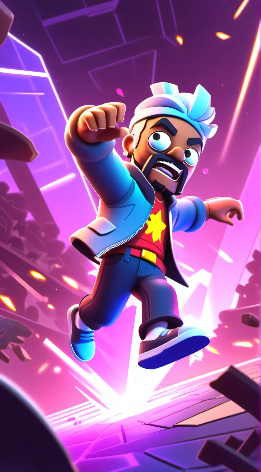 ai character: super gargimp background