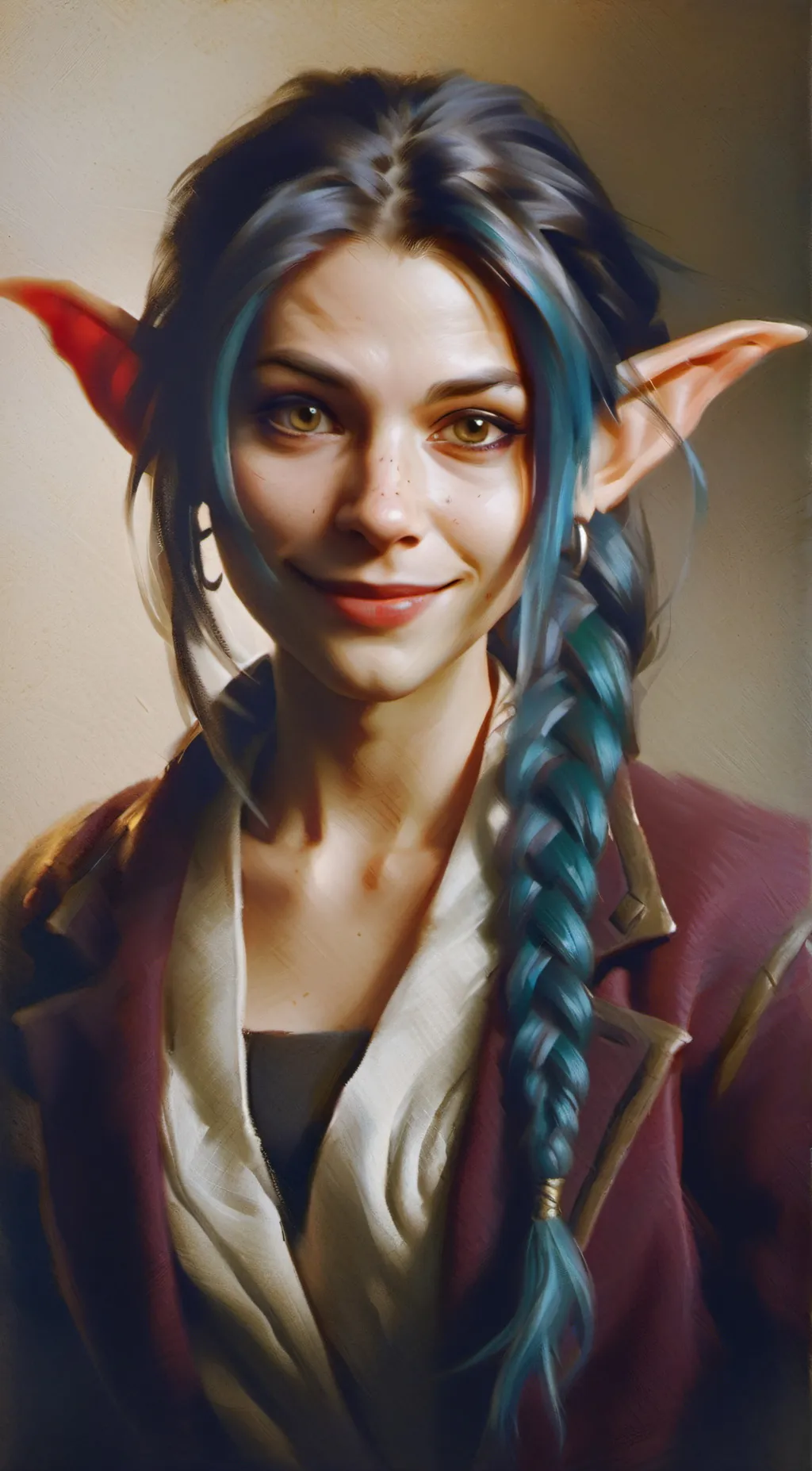 ai character: Elara background