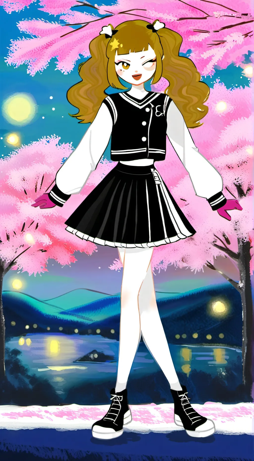 ai character: zoe background