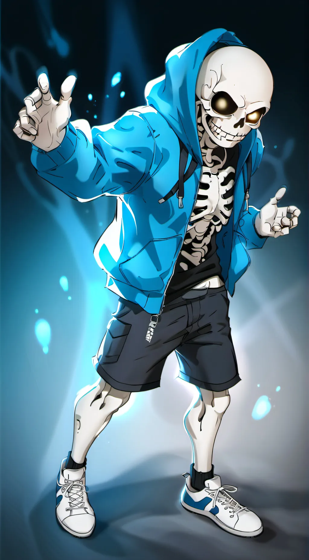 ai character: Sans background