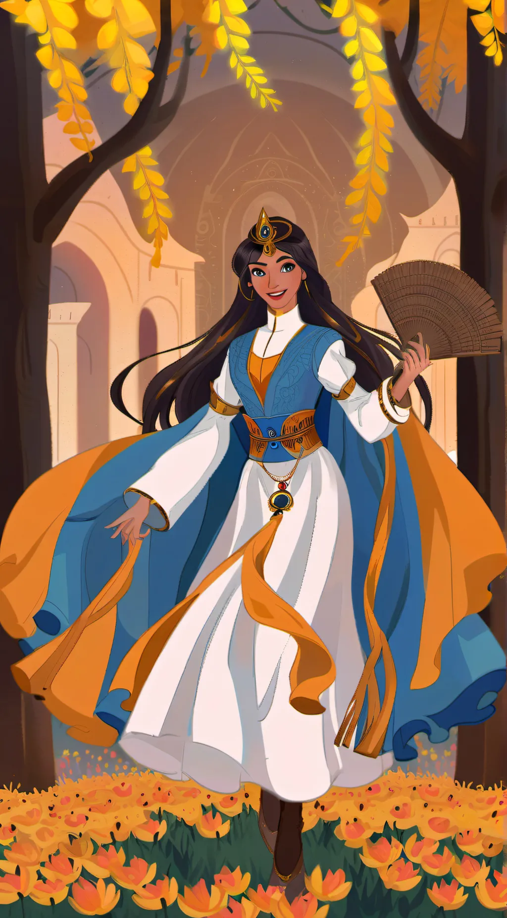 ai character: Ria star background