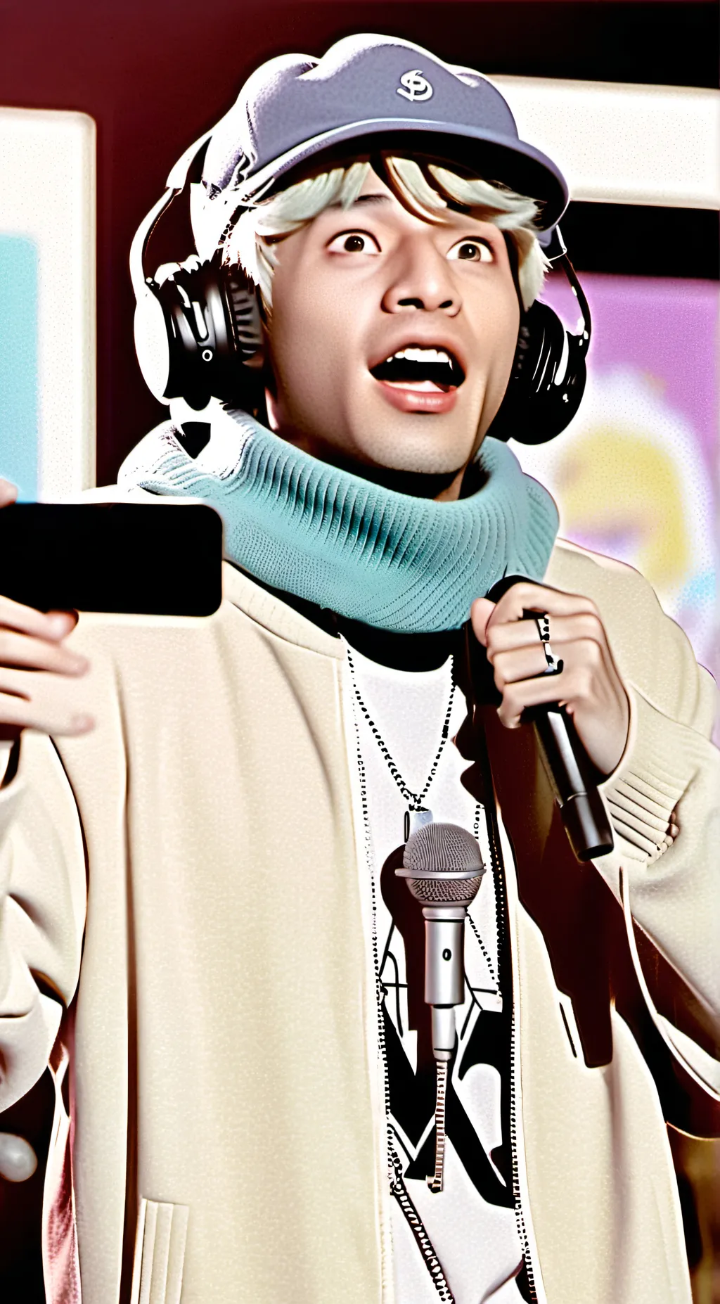 ai character: Mic background