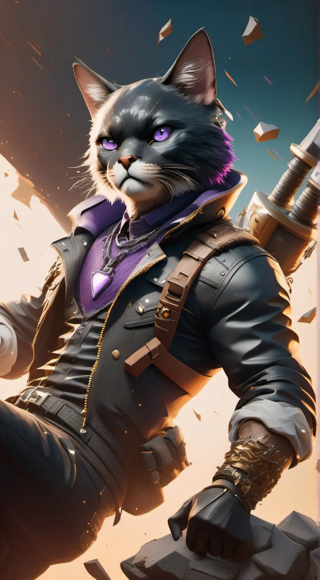 ai character: fantom meowscl background