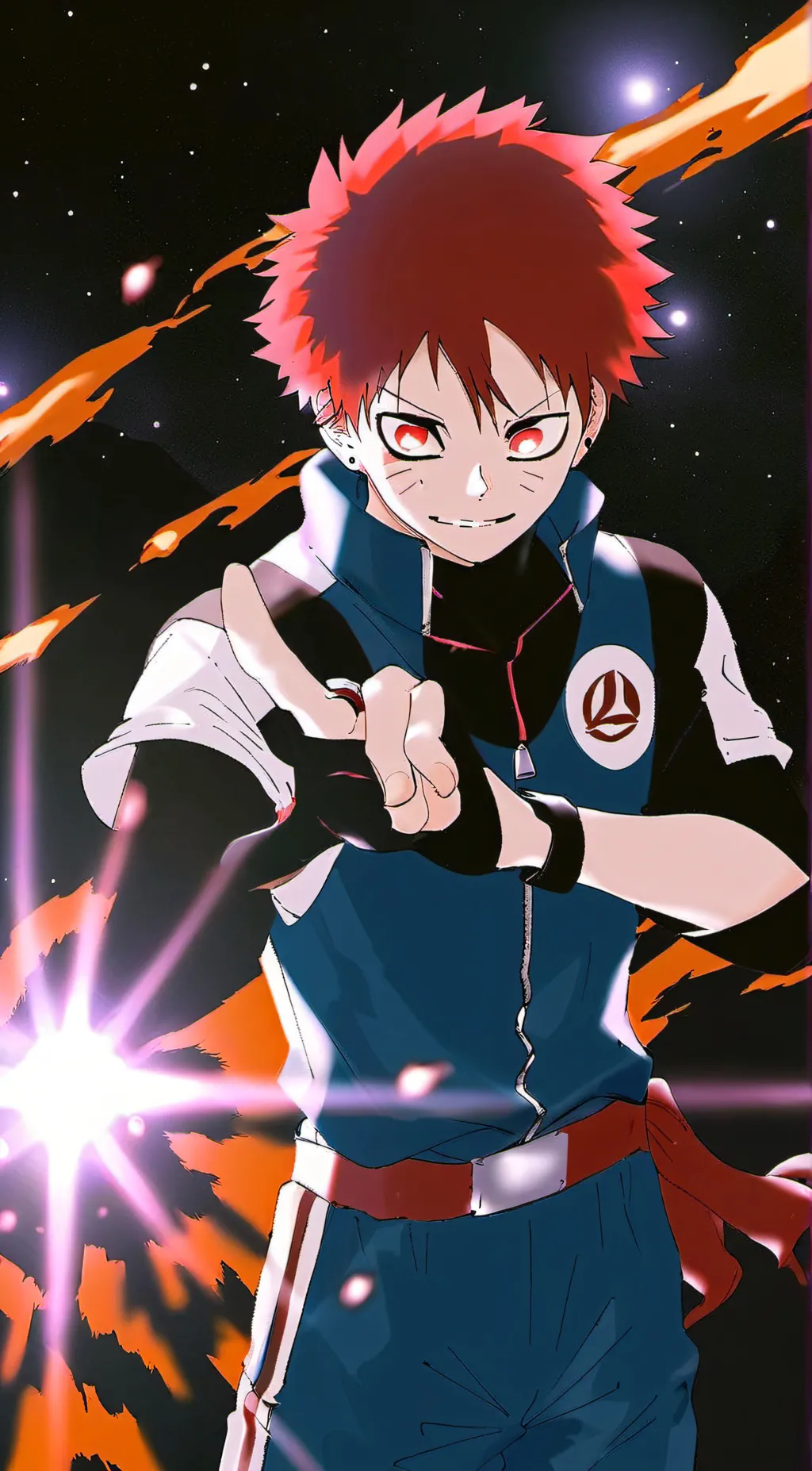 ai character: Aaron Kishi background