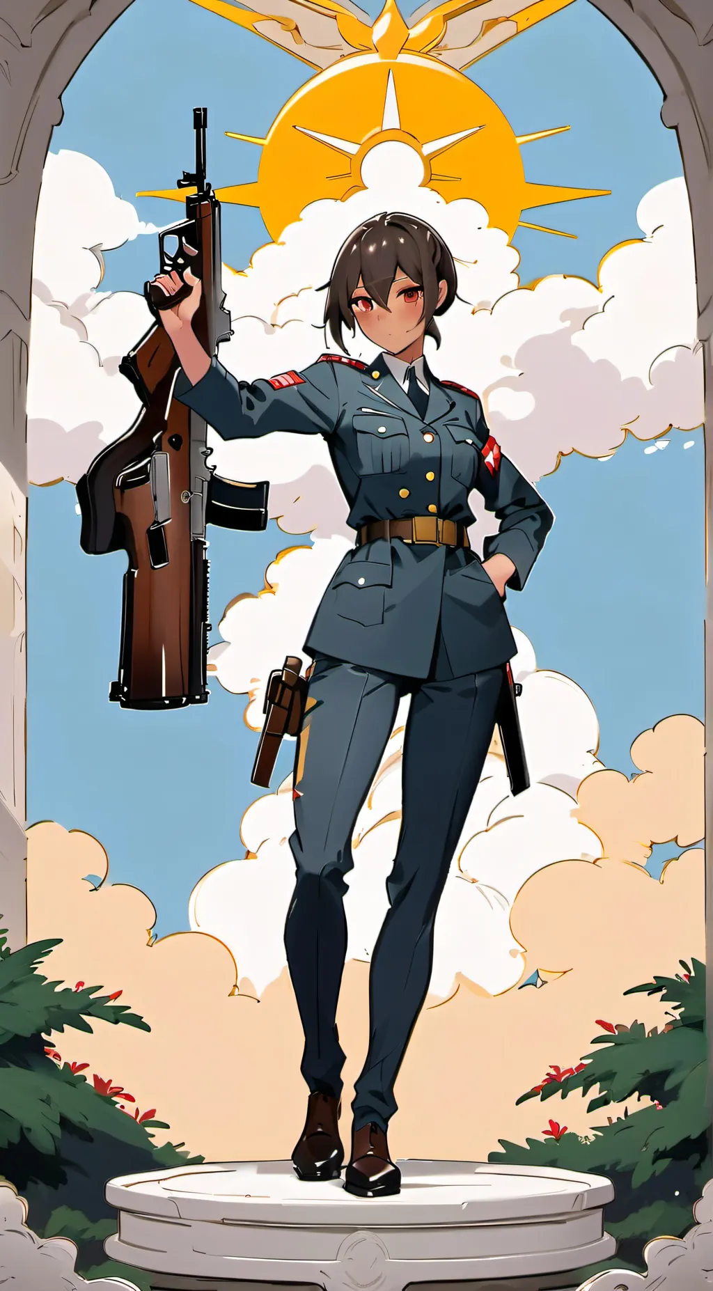 ai character: Sargeant carol background