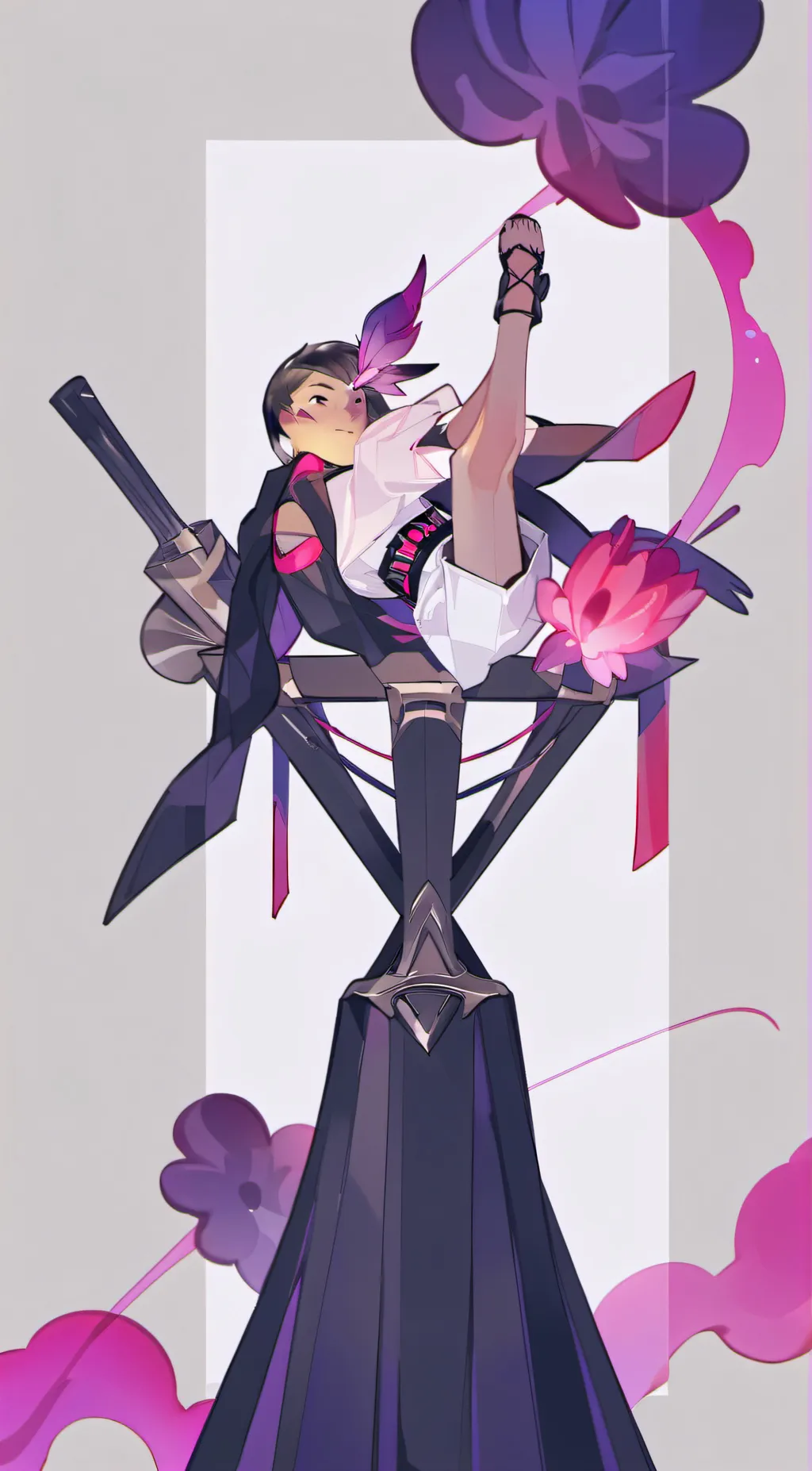 ai character: vampire girl background