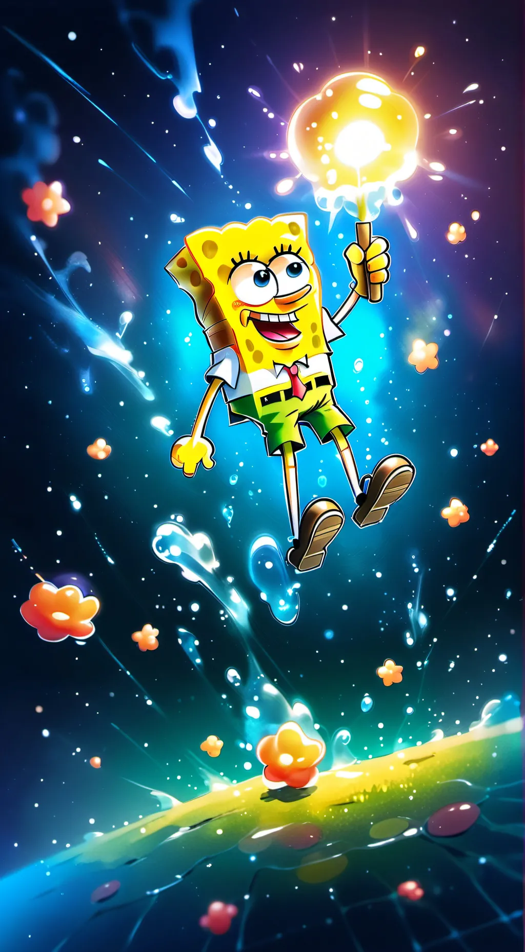 ai character: spermbob background