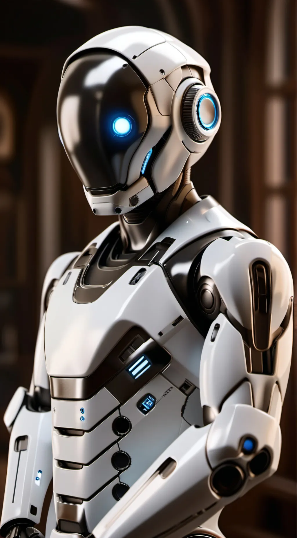 ai character: Morph android background