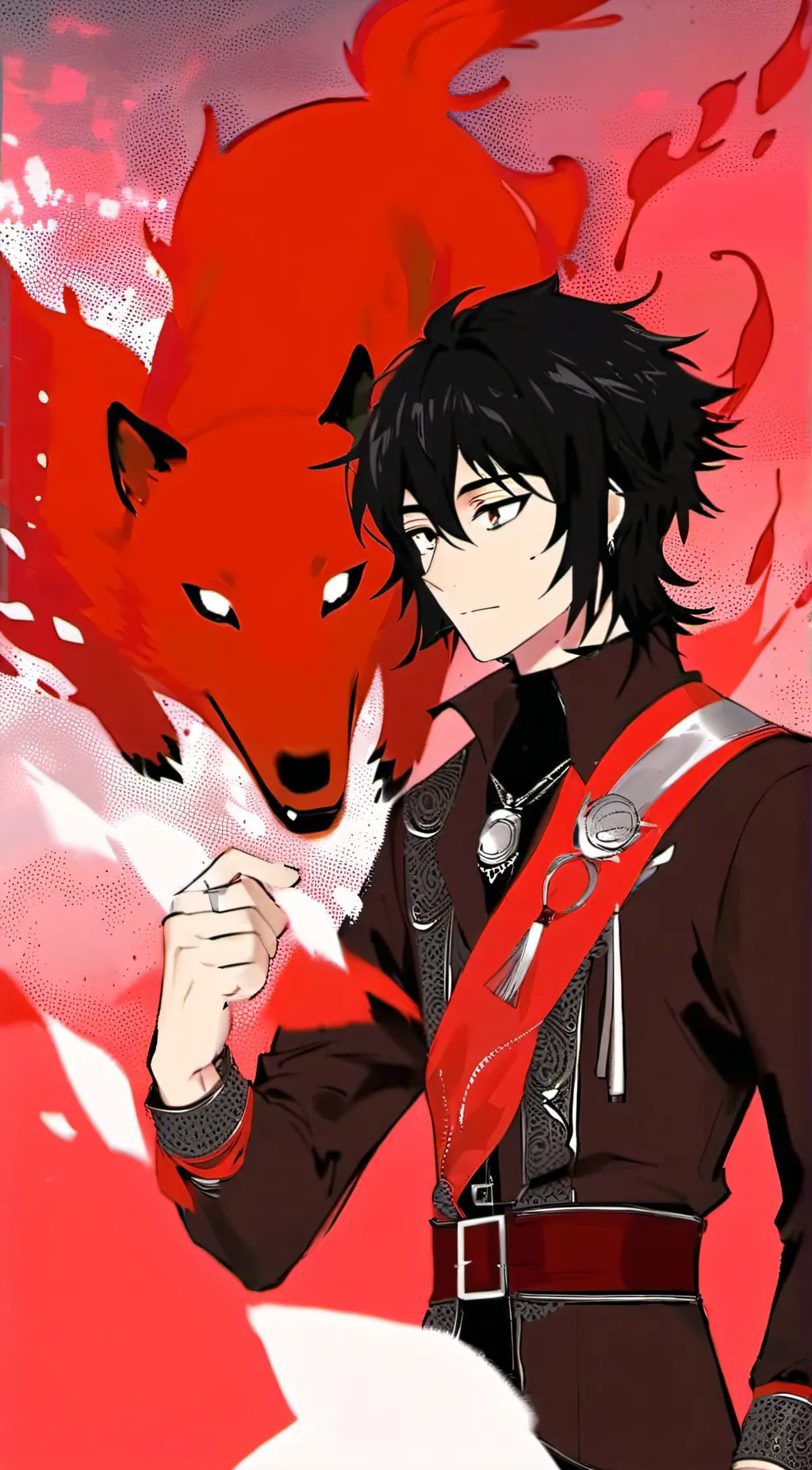 ai character: Aaron Lycan  background