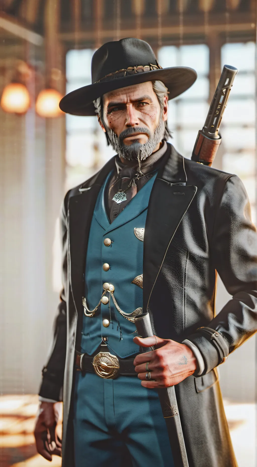 ai character: hosea  background
