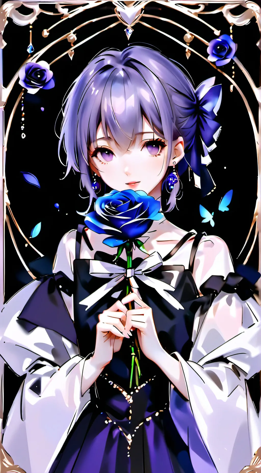 ai character: Rose  background