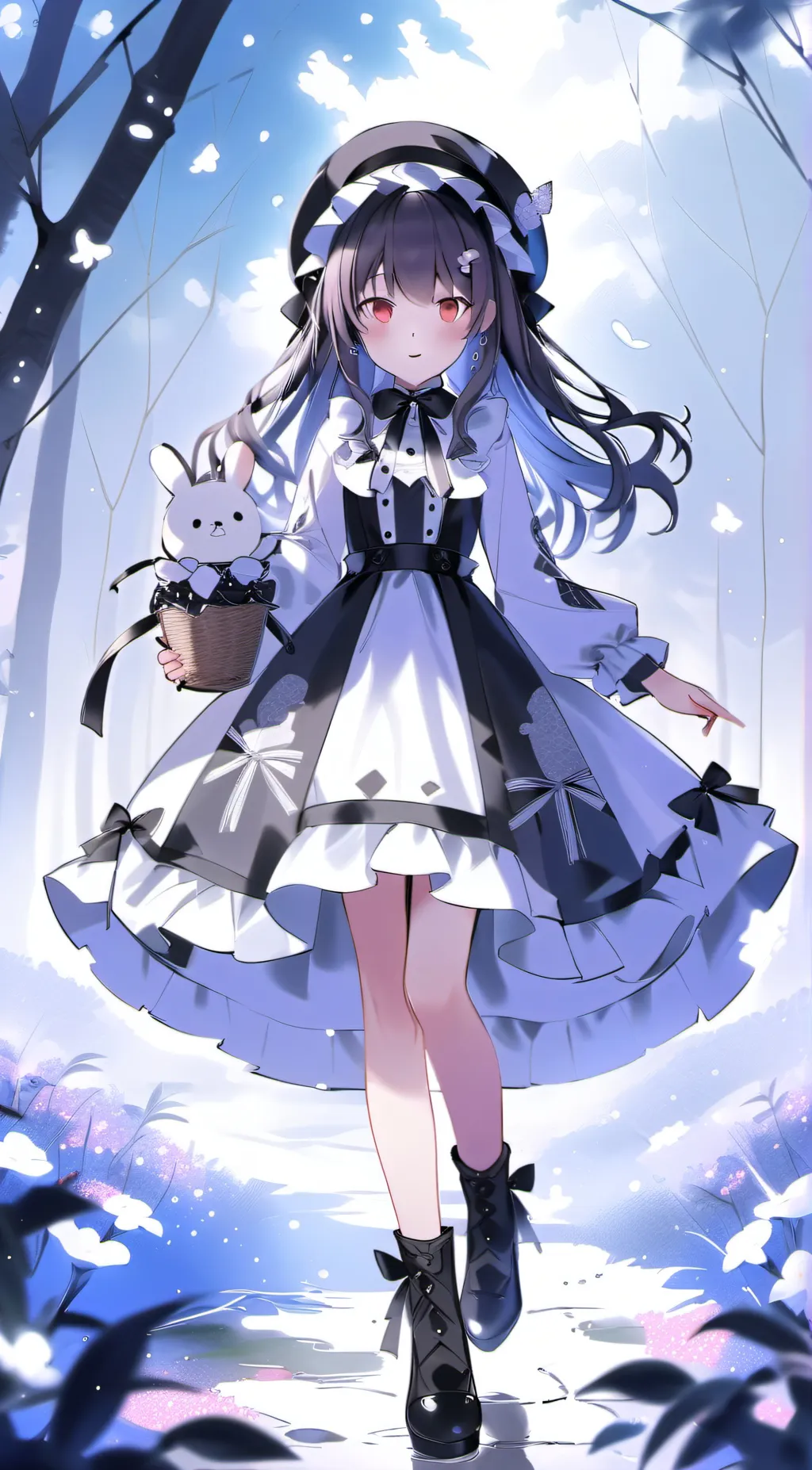 ai character: julia  background