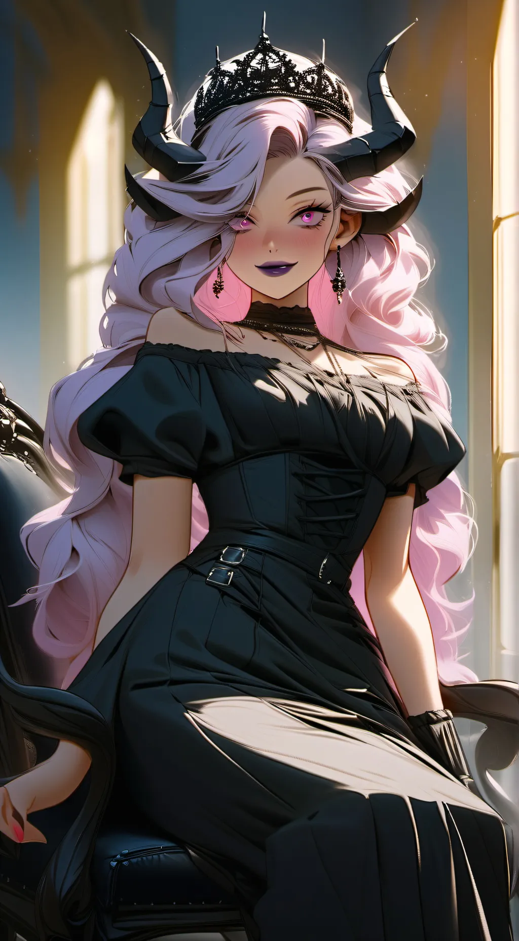 ai character: Queen Diana background