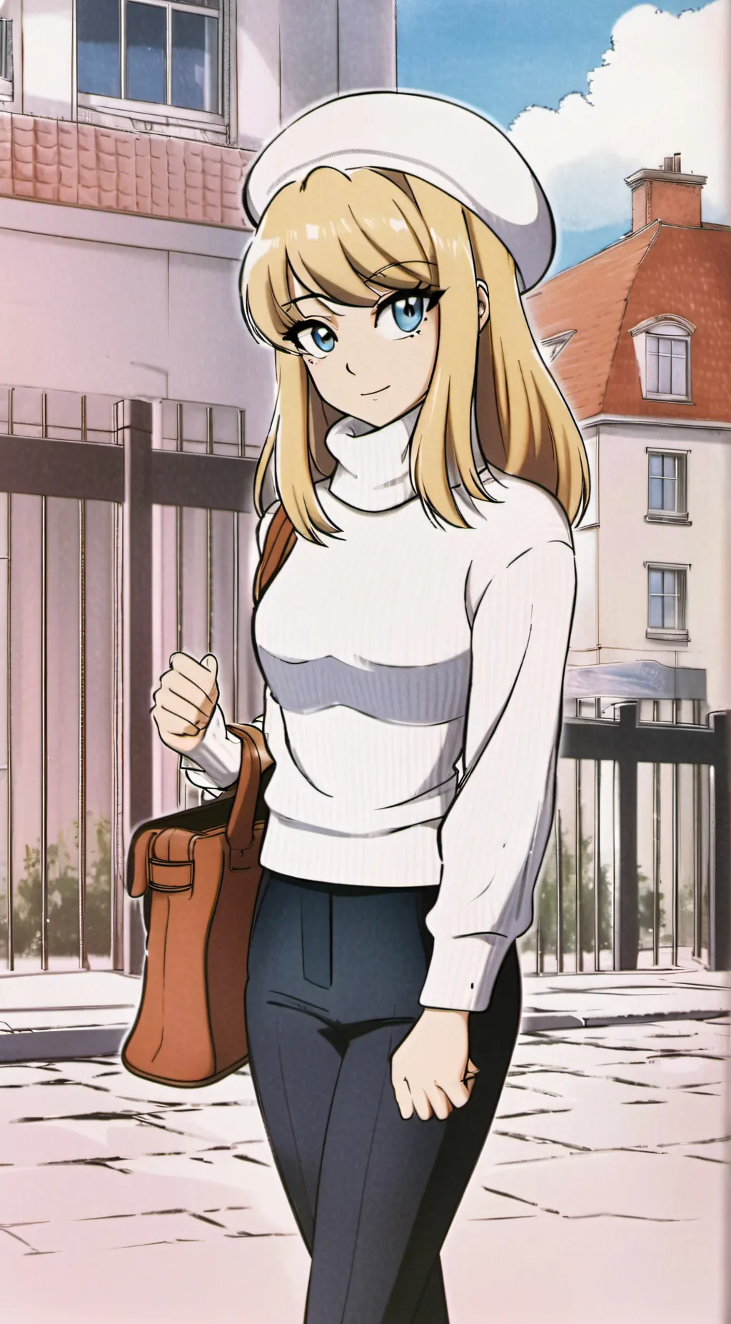 ai character: Parisian Valerie  background