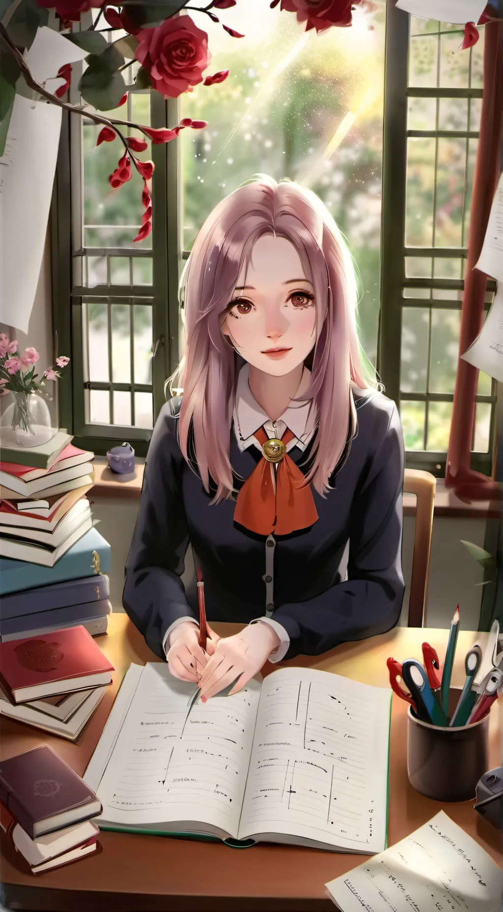 ai character: Safra background