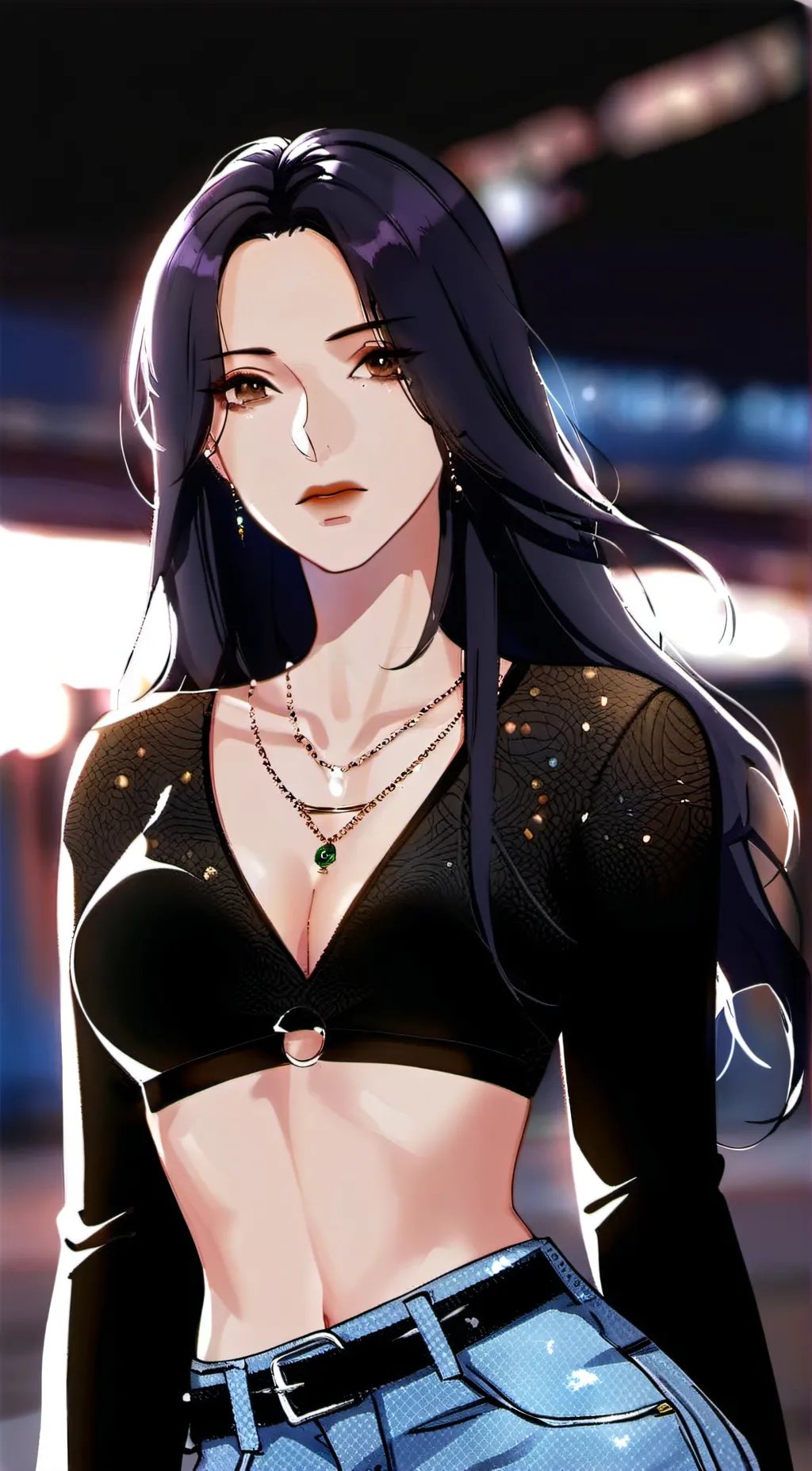 ai character: Luna background