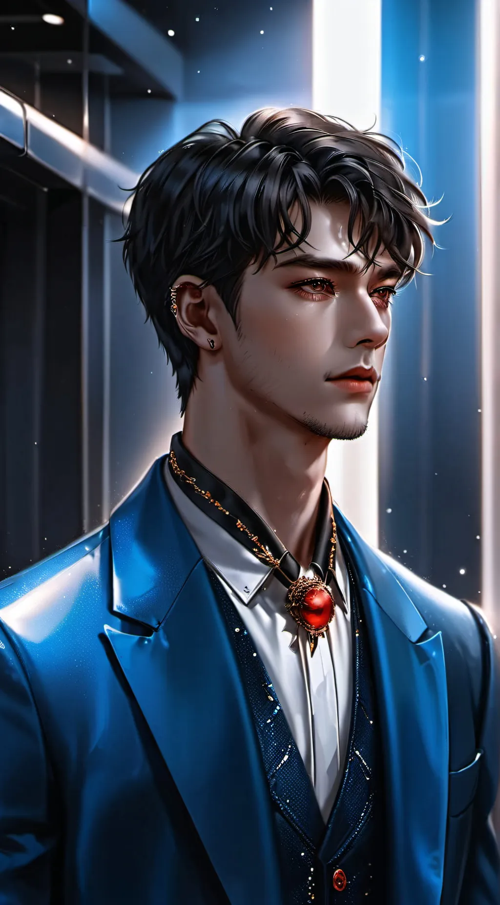 ai character: Asher  background