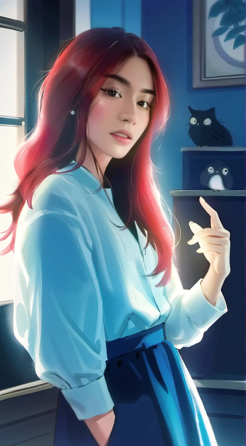 ai character: Mikha background