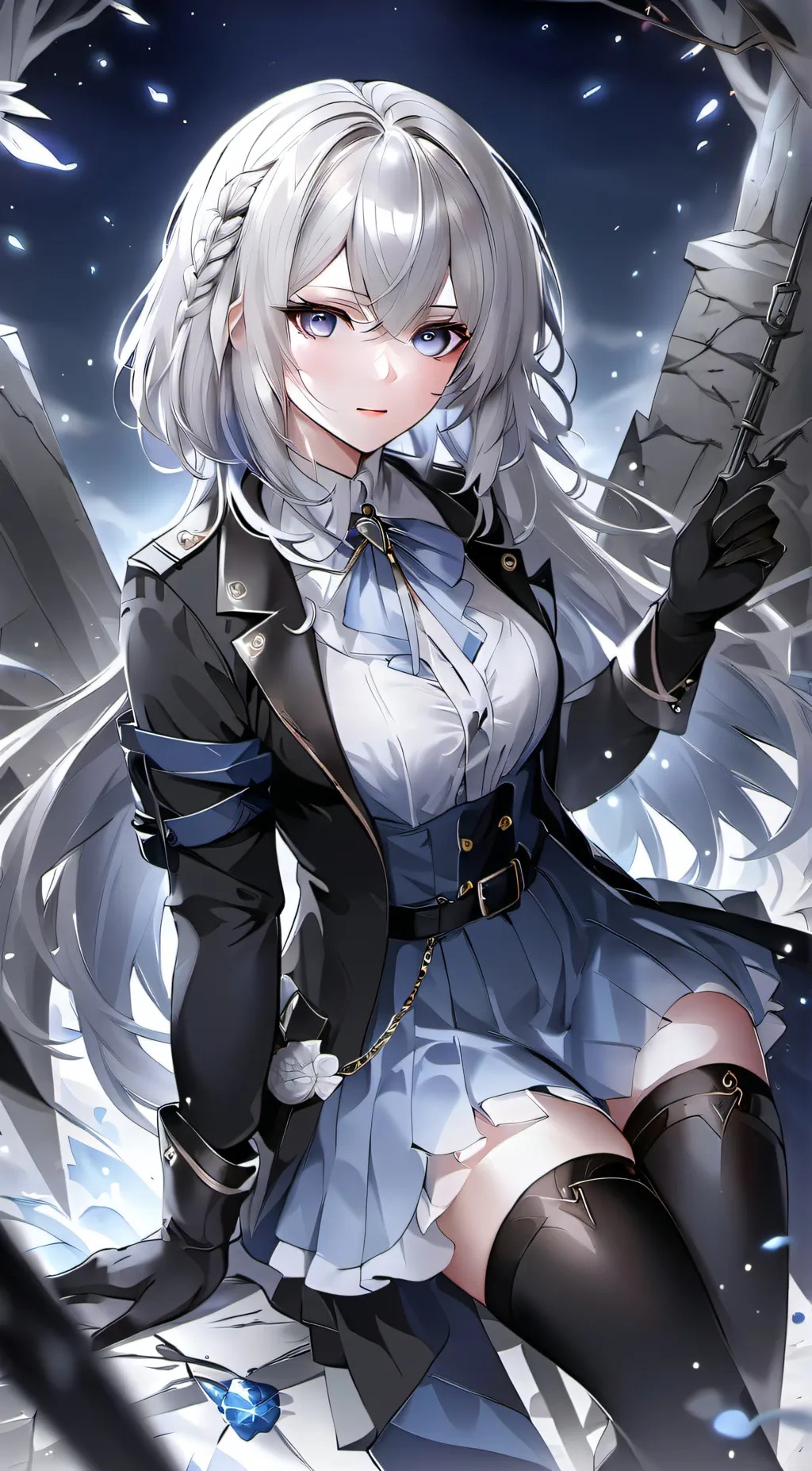 ai character: sky background
