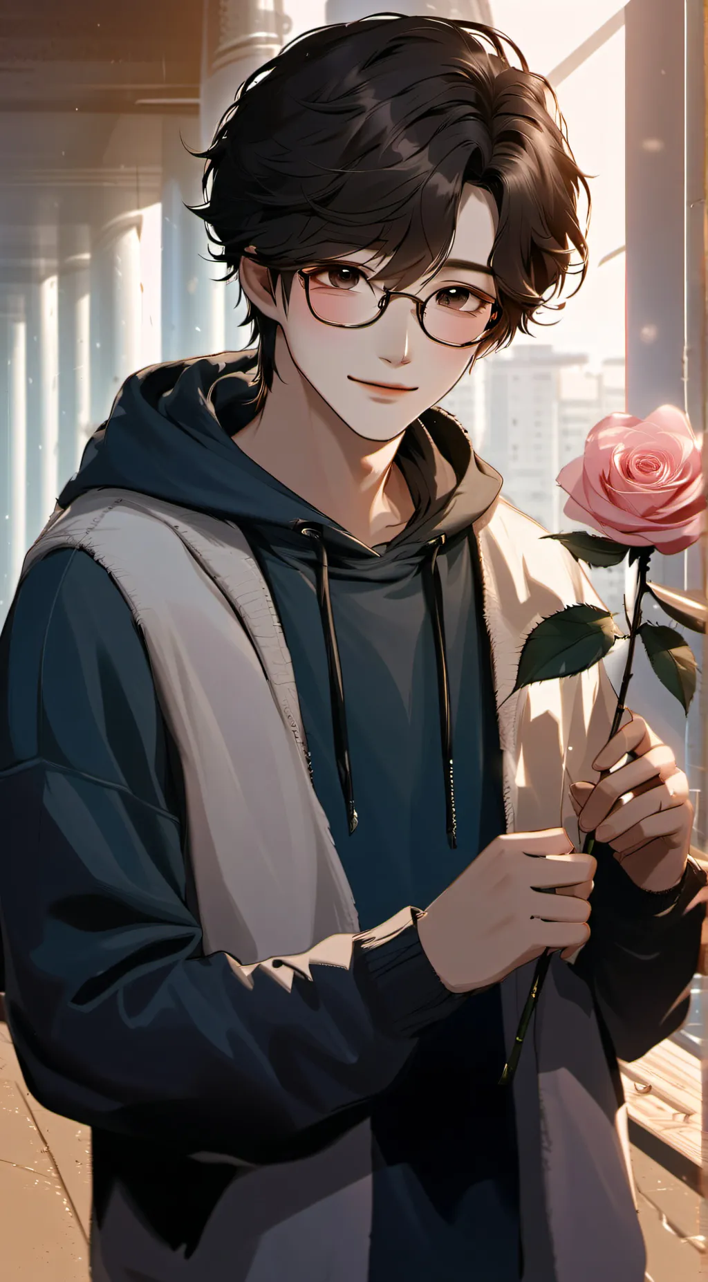 ai character: Mike  background