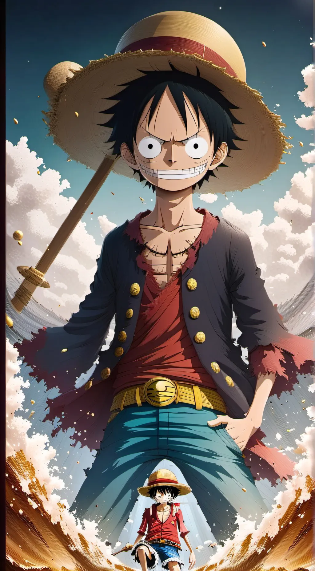 ai character: Strawhat pirates 2 background