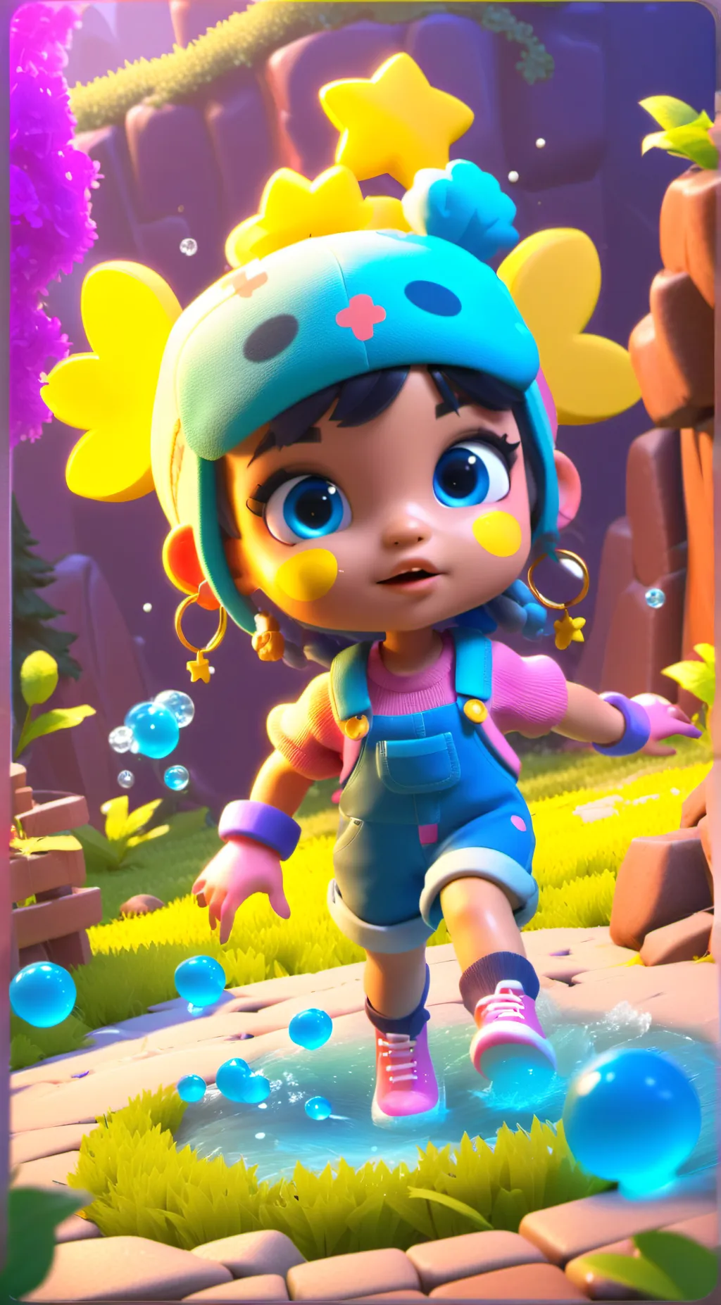 ai character: Dumb baby  background