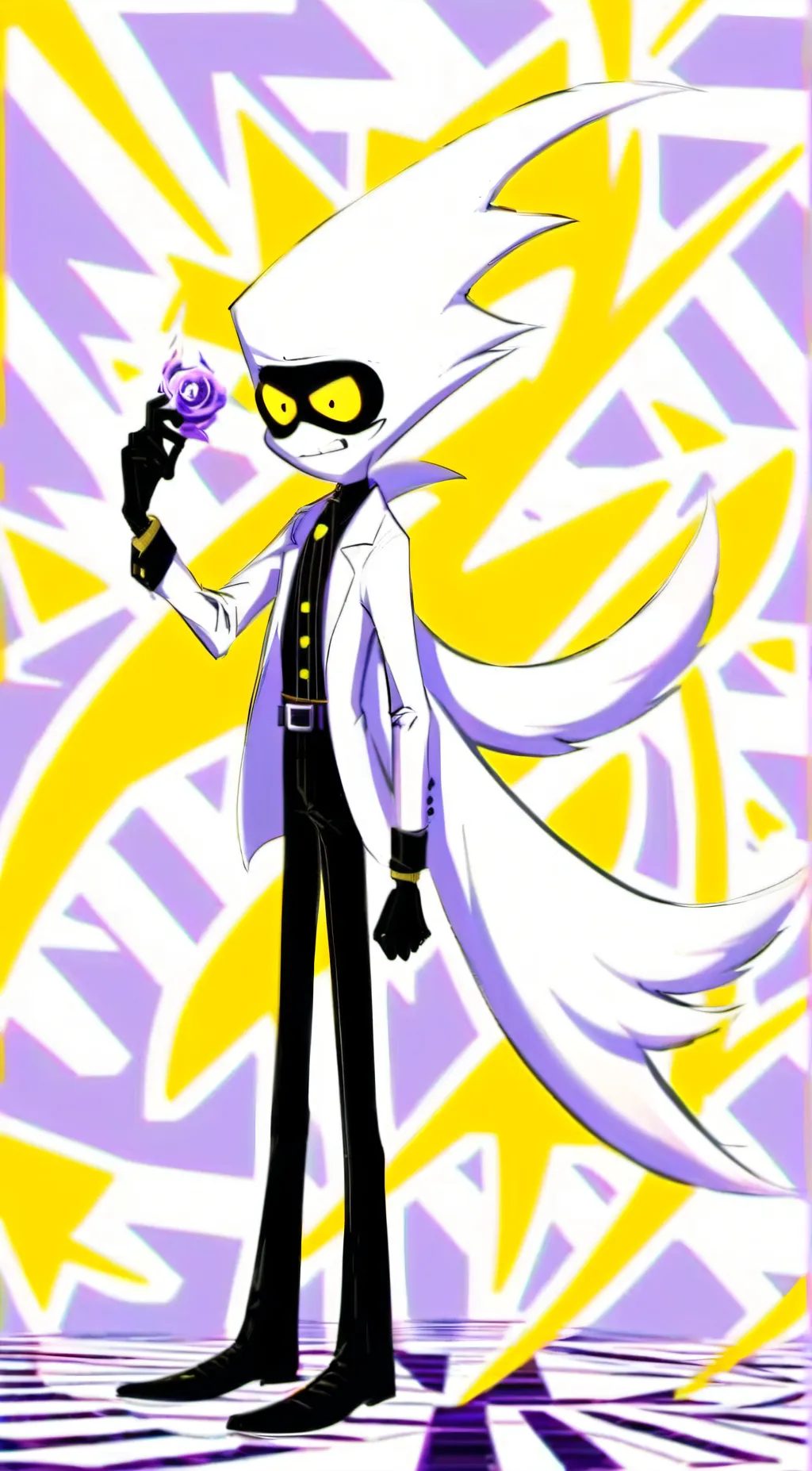 ai character: electro background