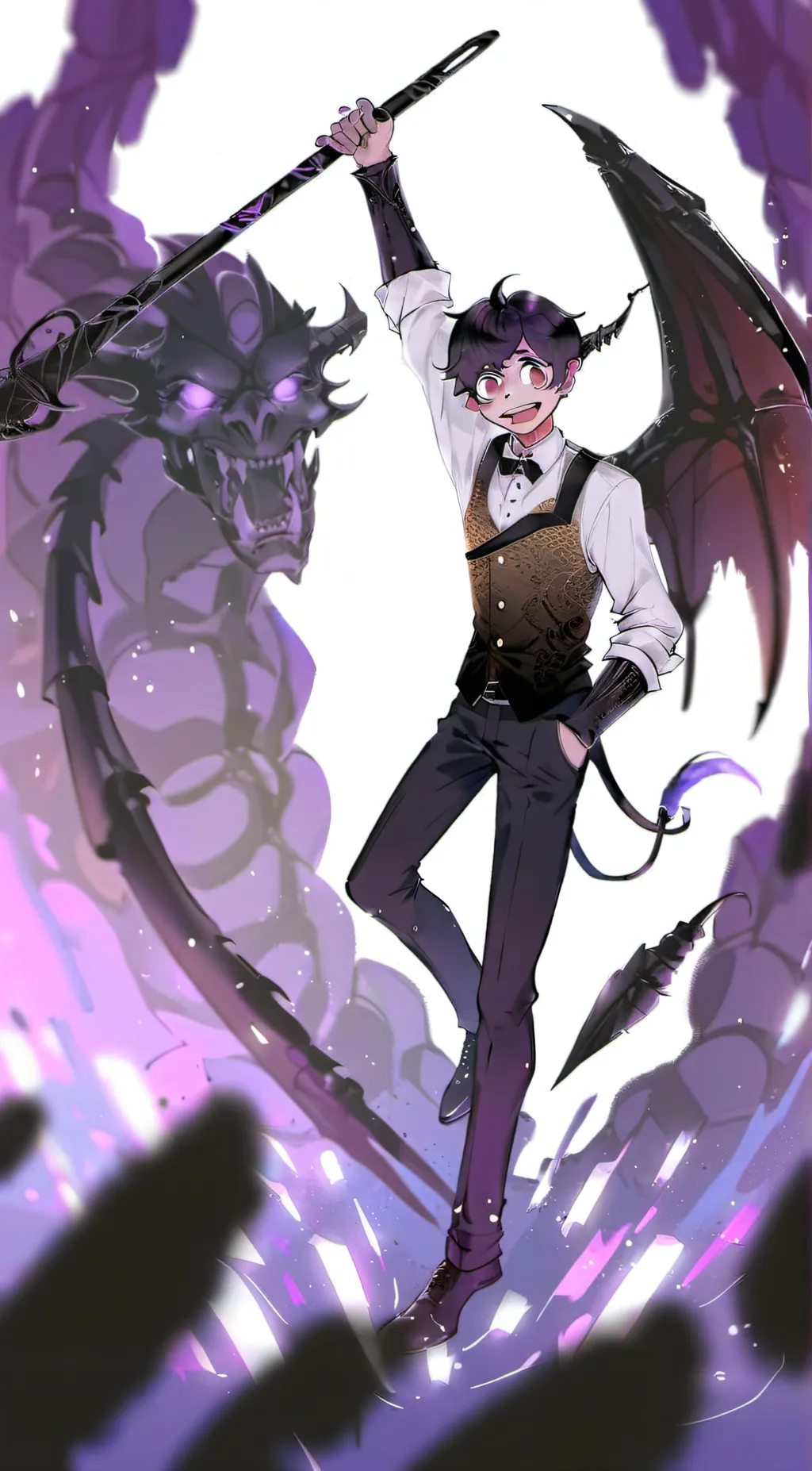 ai character: jelly Bean  background