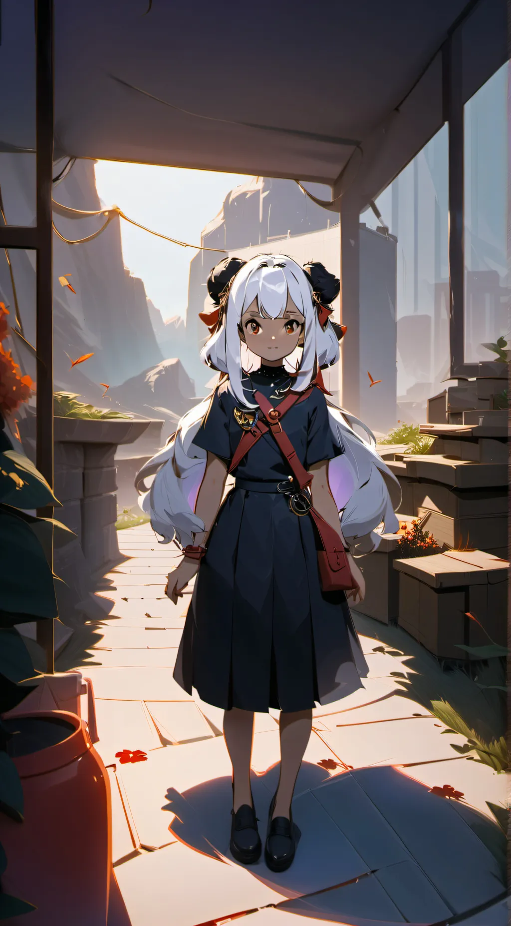 ai character: angel  background