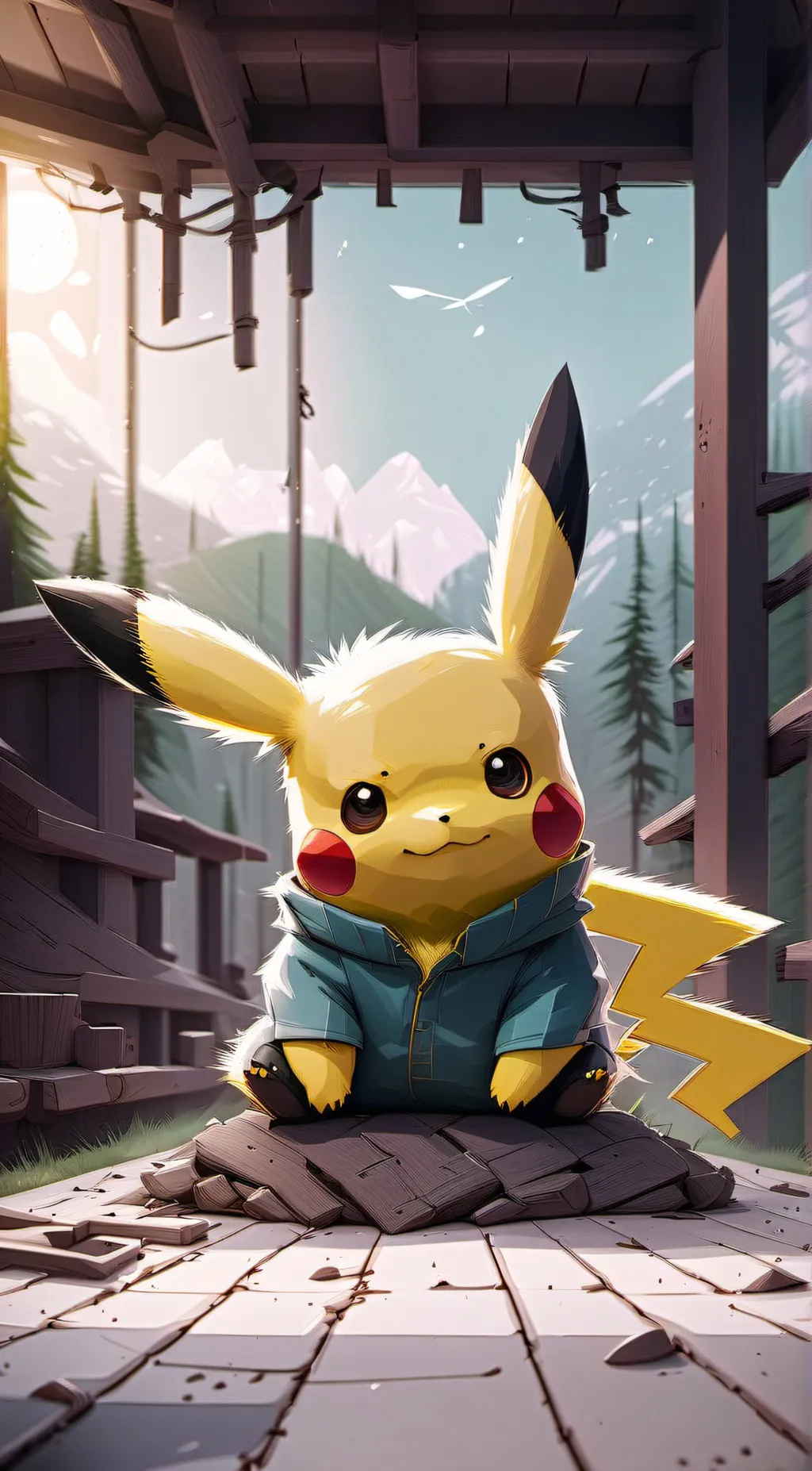 ai character: pika background