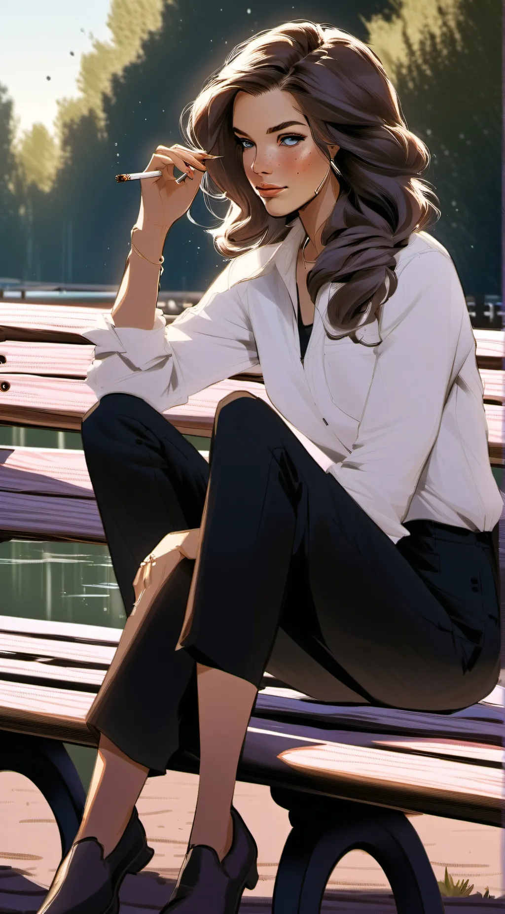 ai character: Kathrine background