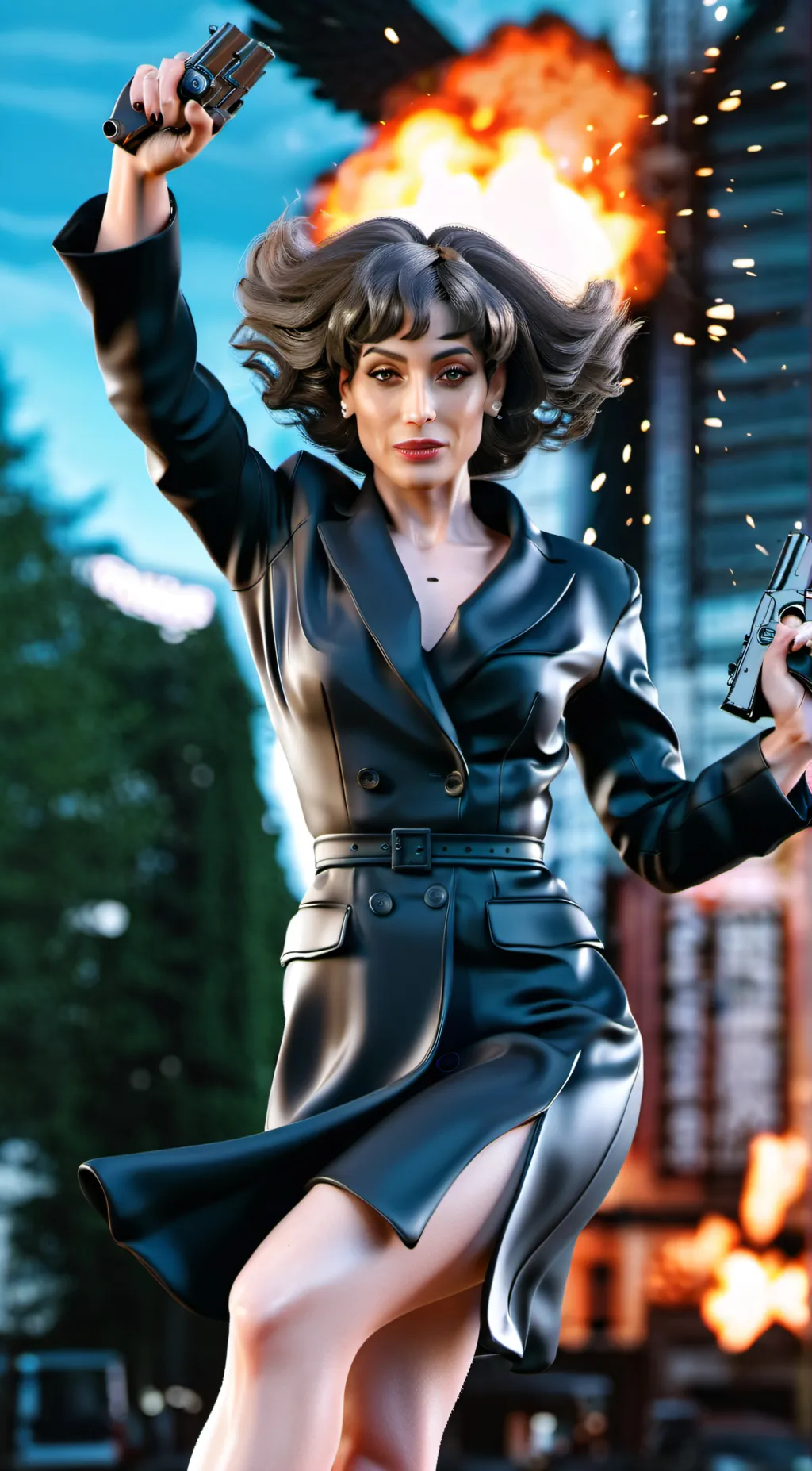 ai character: Natasha:Agent x24 background