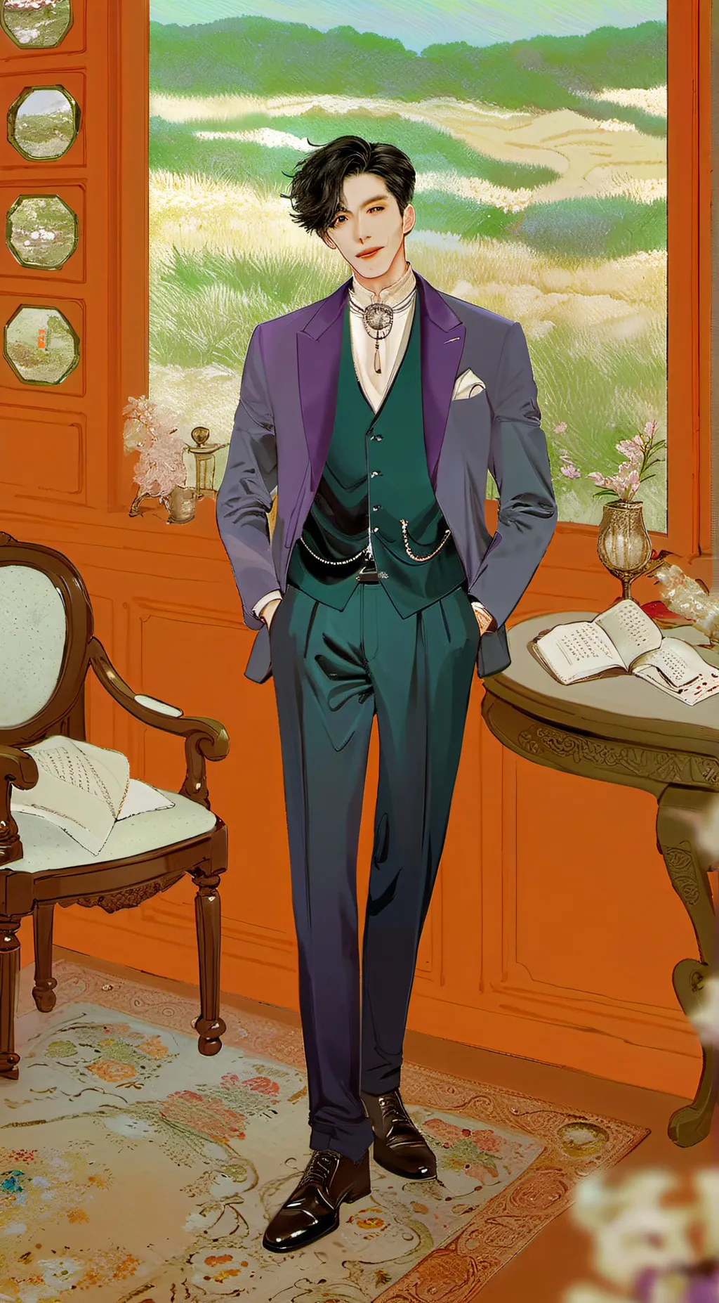 ai character: William a background