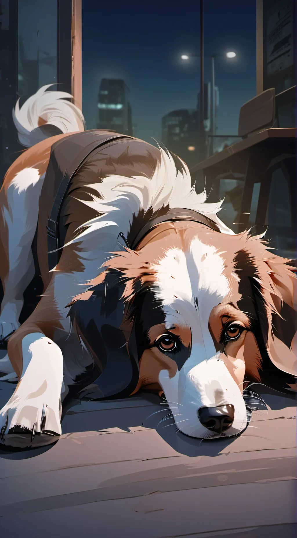 ai character: tiny  background