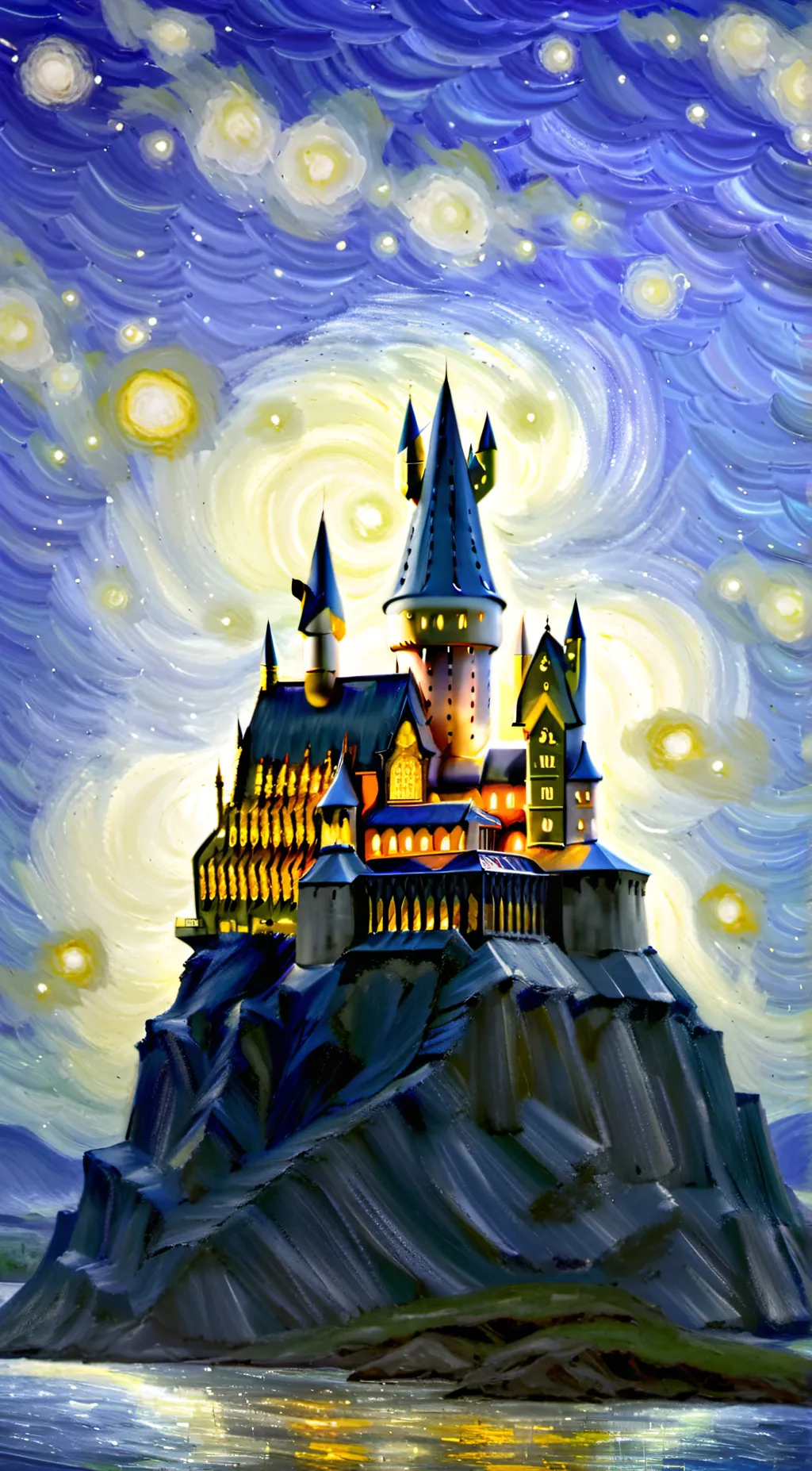 ai character: hogwarts background