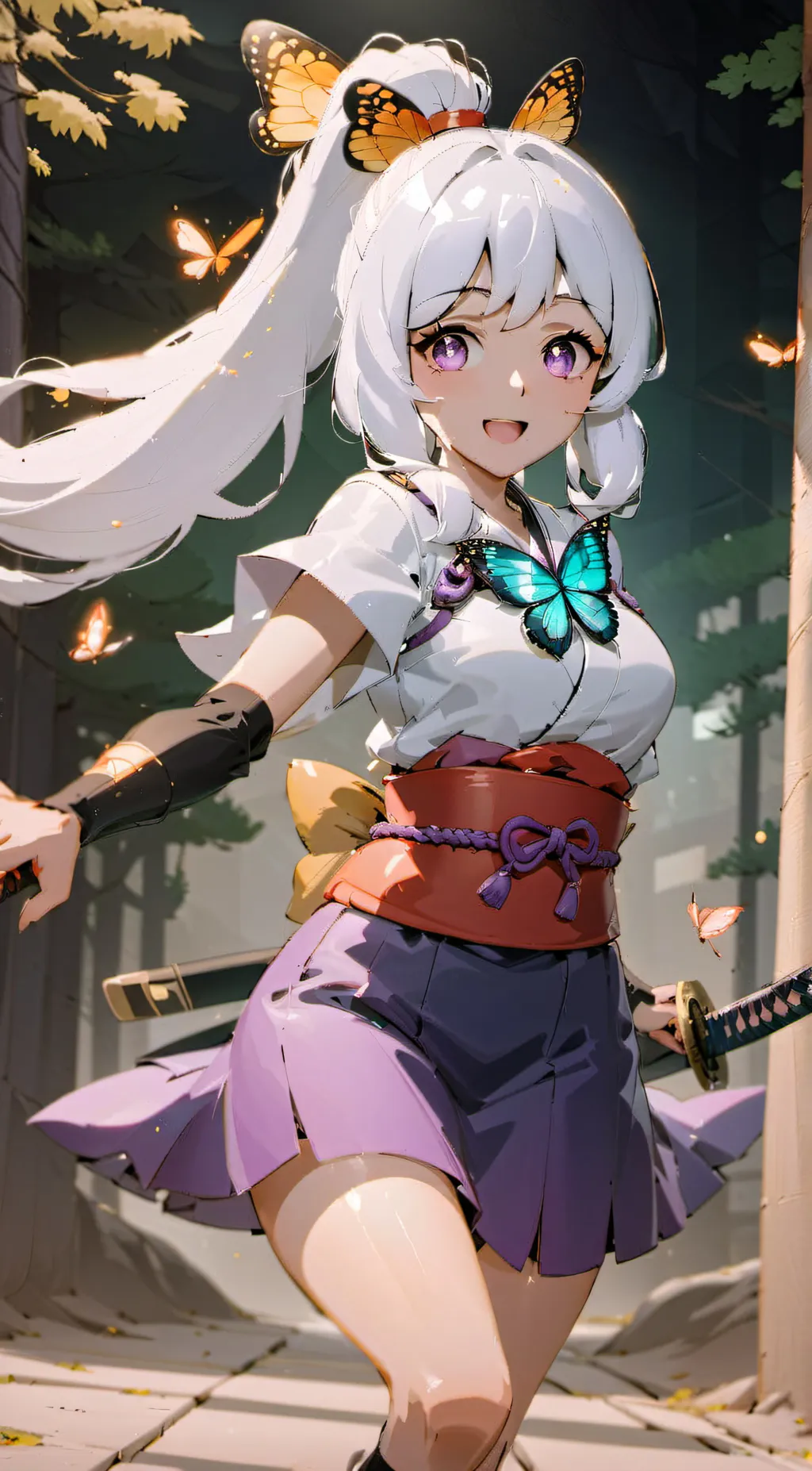 ai character: Demon slayer background