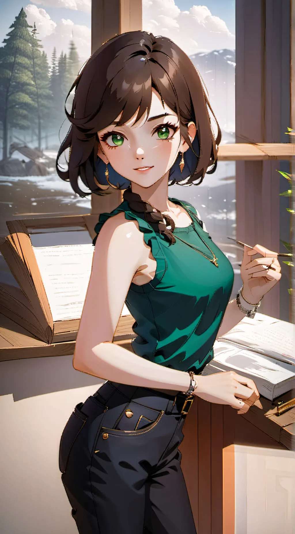 ai character: emmi background